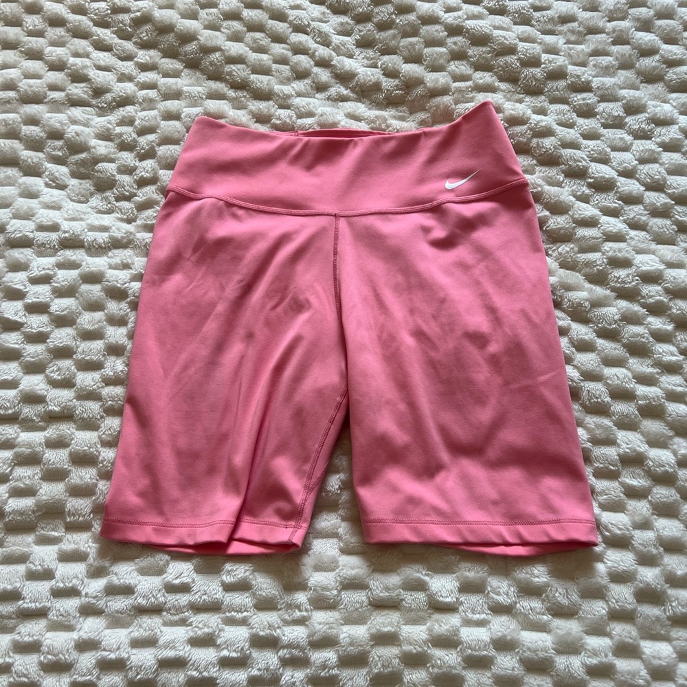Women's Pink Nike Biker Shorts